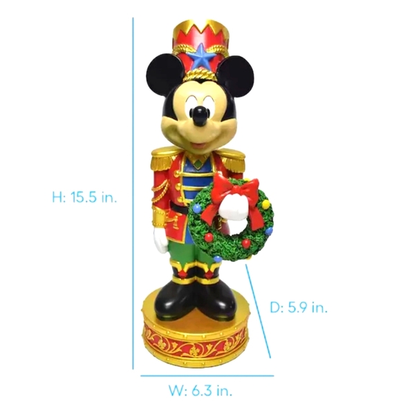 Disney Mickey Mouse Christmas Nutcracker 15 in - Picture 3 of 4